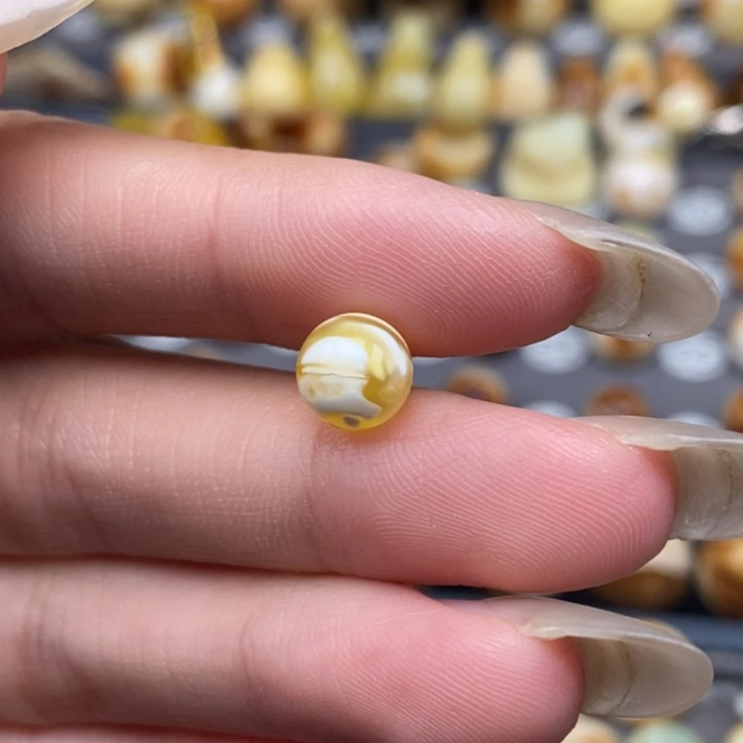 琥珀颈饰未镶嵌风*