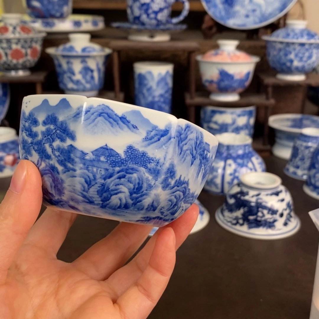 M***G景德镇陶瓷手工手绘