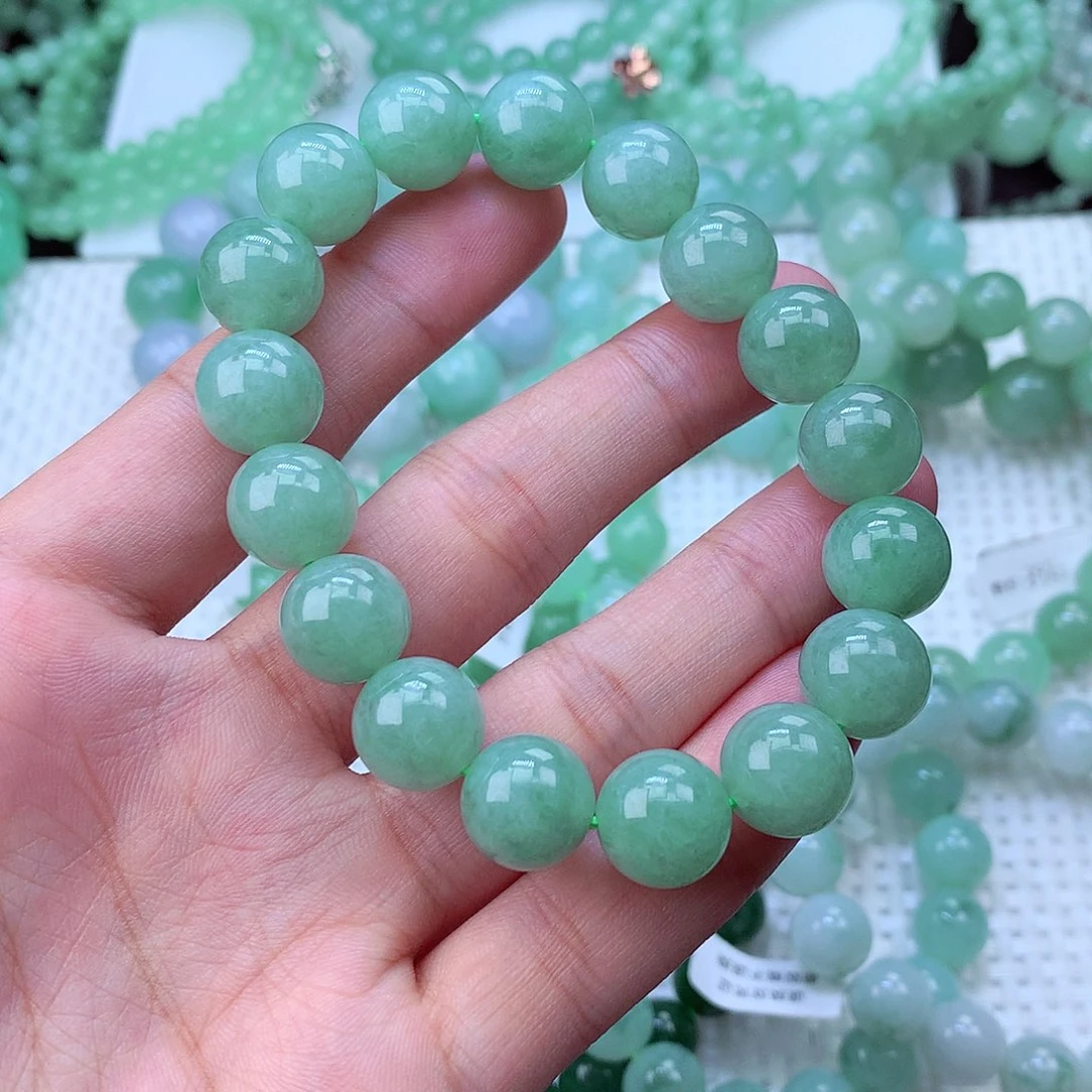 翡翠未镶嵌毛衣链