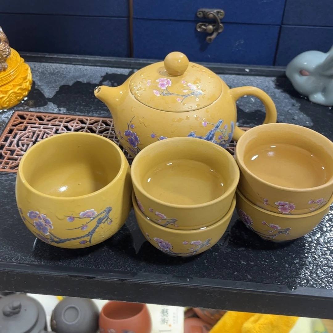 紫砂茶杯一壶5杯紫砂壶