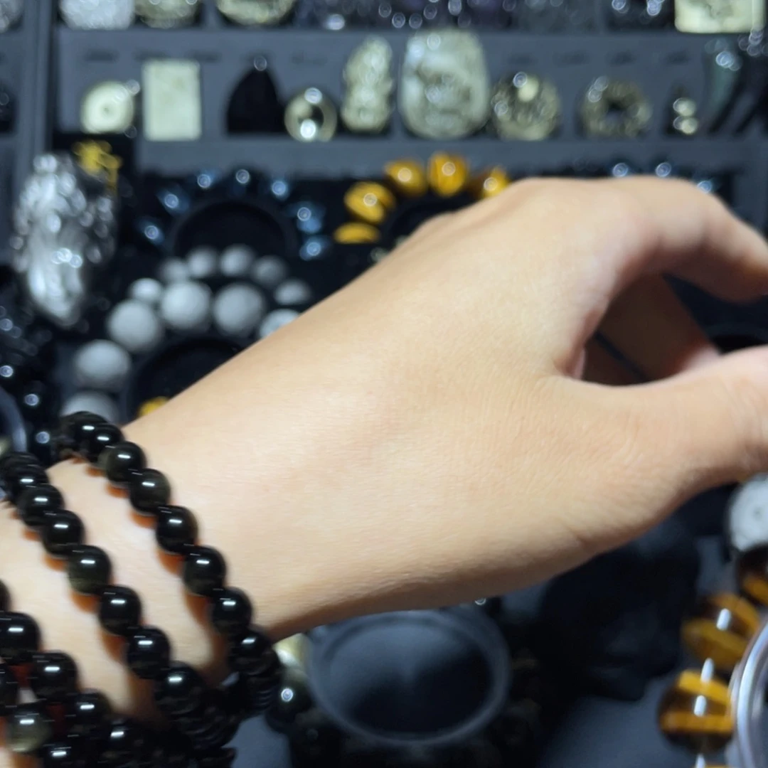 未镶嵌黑曜岩珠宝奇石小*