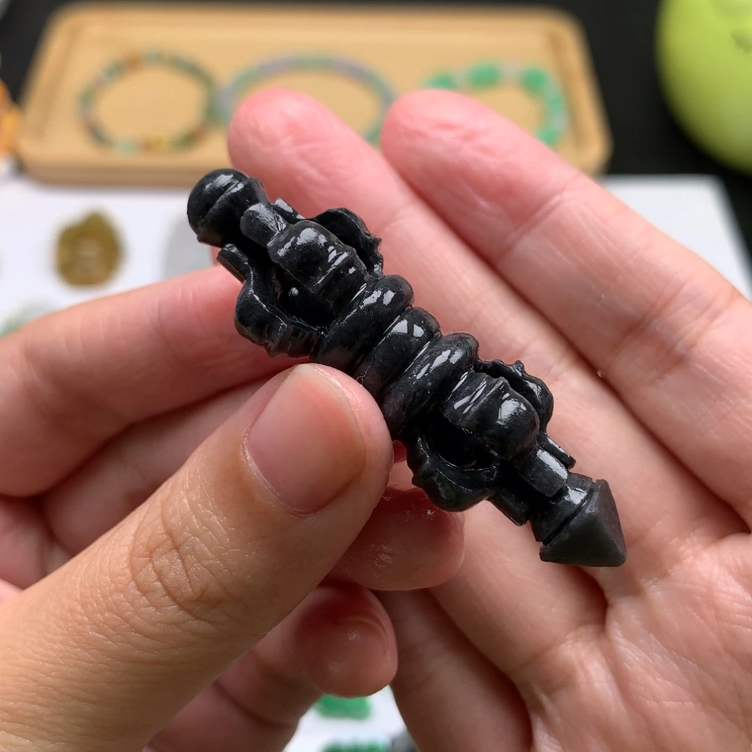 定制翡翠未镶嵌小*晨杵