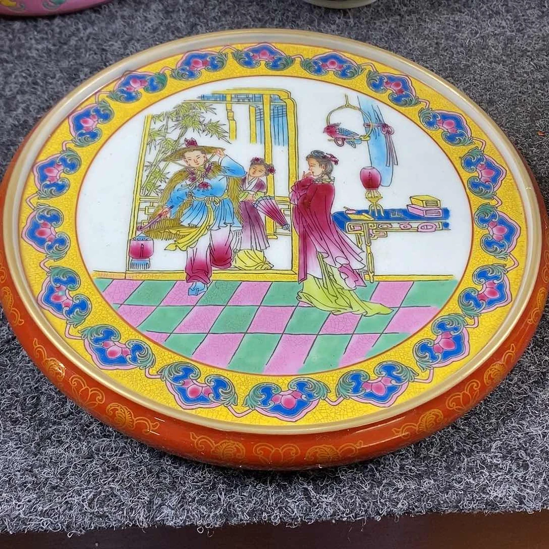 手工手绘陶瓷摆件工艺品随*