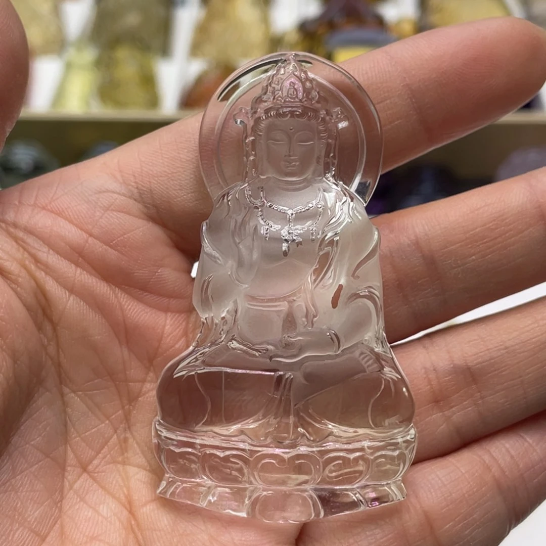 水晶颈饰未镶嵌情**堪定制