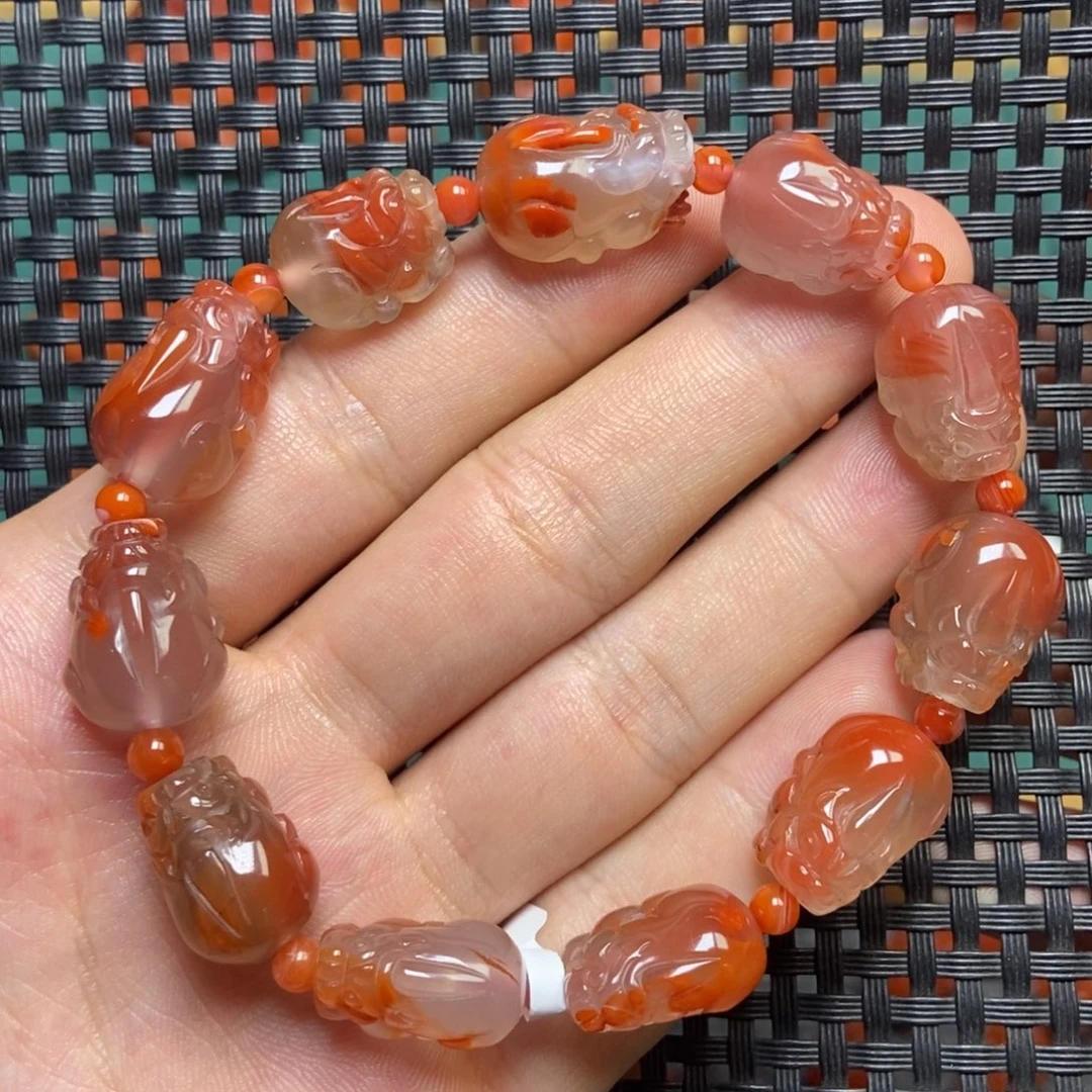 未镶嵌手串南红玛瑙