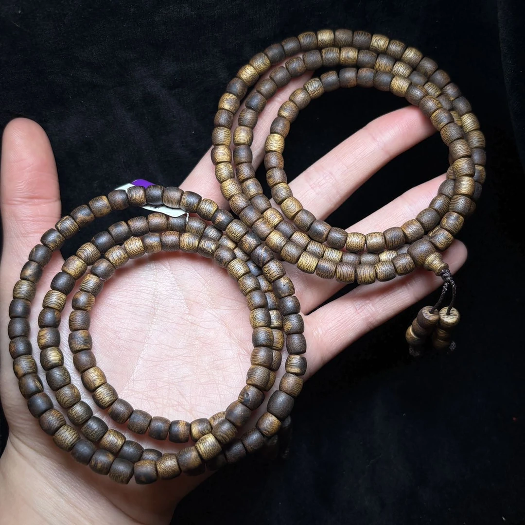 【佳哥严选】J09014-乌身原叶沉香多圈-多样性发一件-6*5mm左右