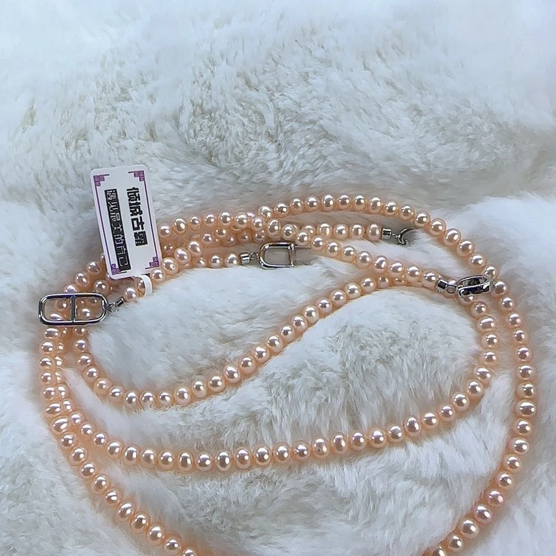 未镶嵌定制项链多样性发货发其一725淡水珍珠