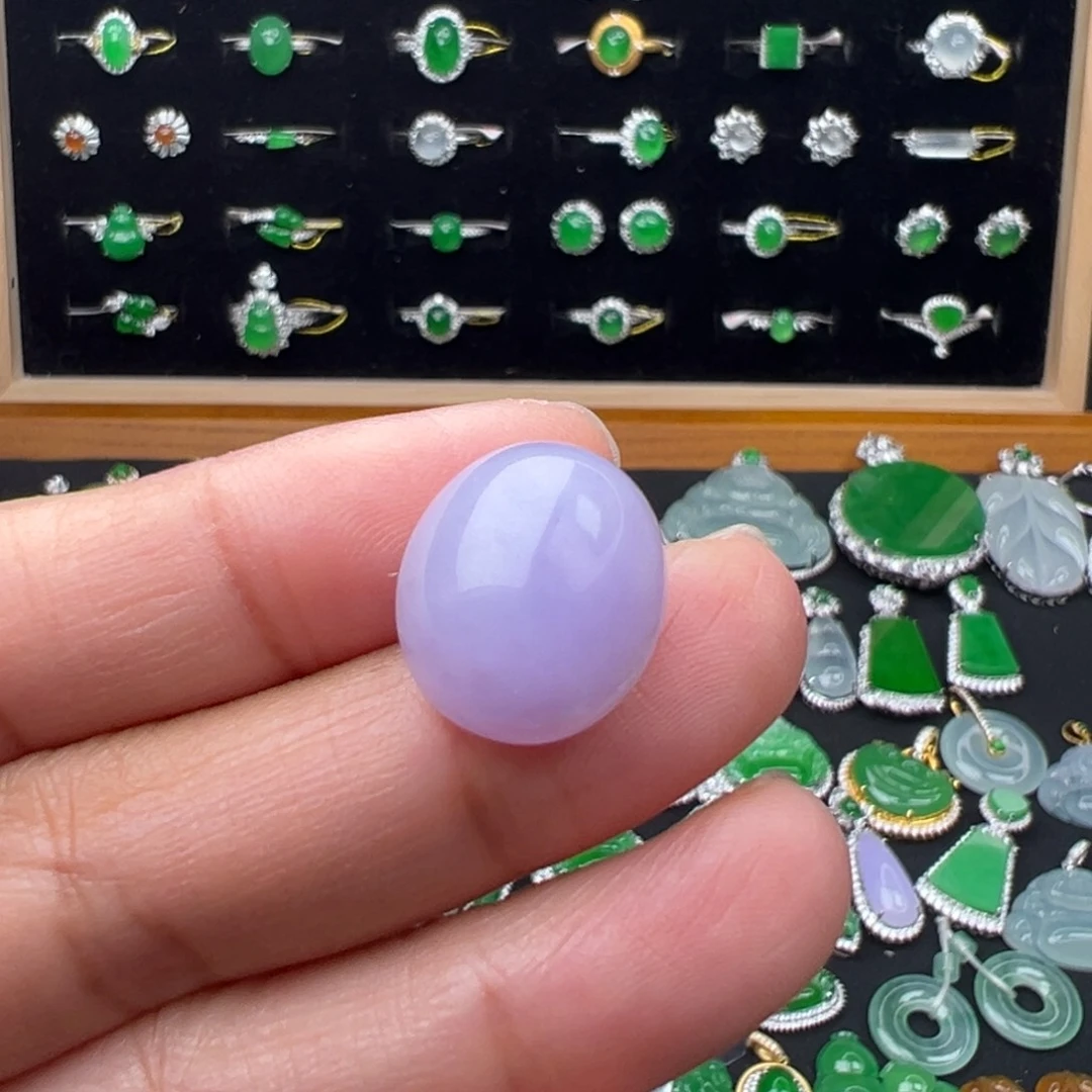 翡翠未镶嵌颈饰蛋16.8