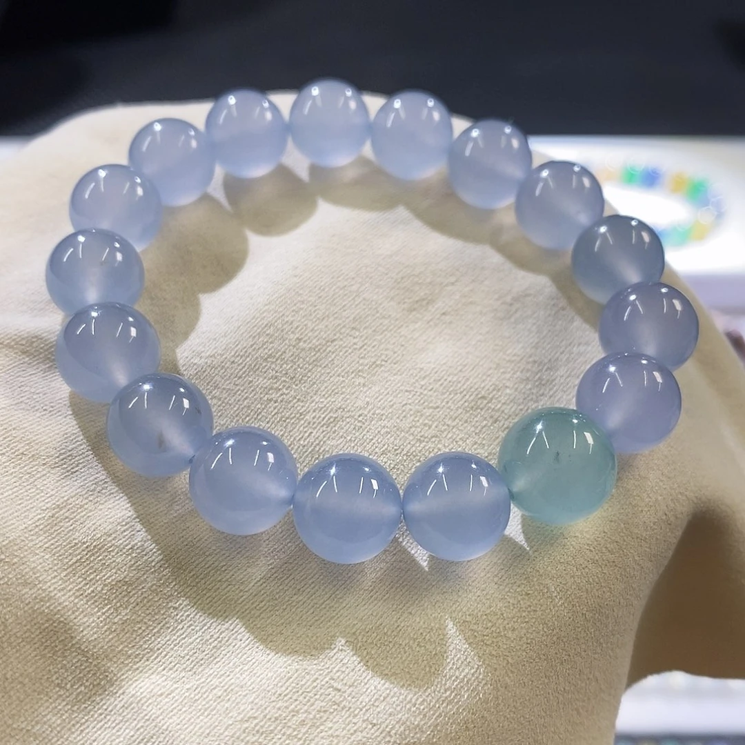 未镶嵌挂件翡翠蓝紫珠珠