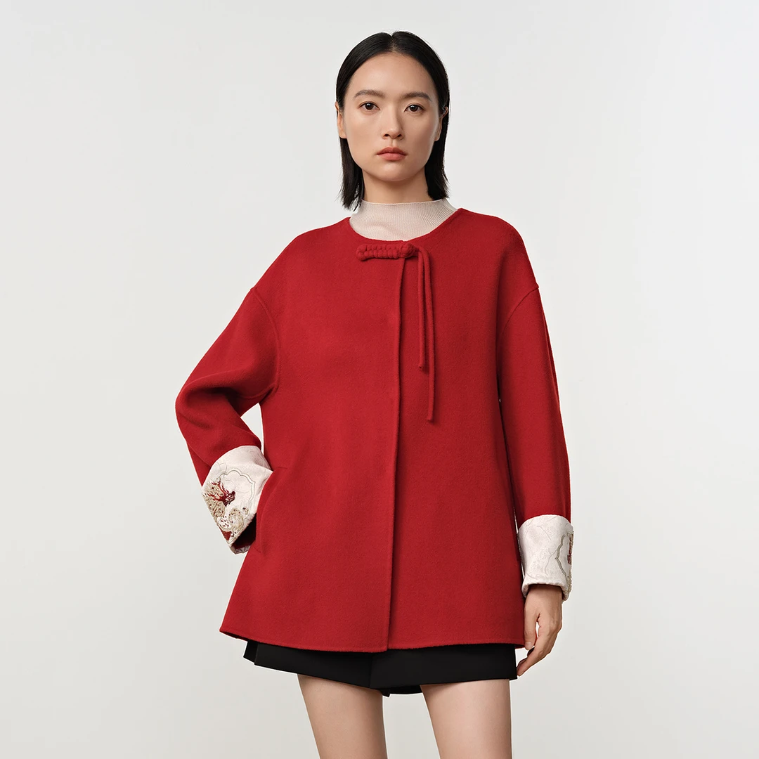 R373793秋冬女装风衣/大衣