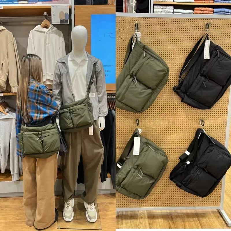 22 新款男女装休闲挎包单肩斜挎多口袋防泼水大容量包包