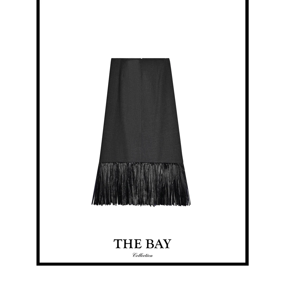 TheBay 【流沙】重手工穿针时尚半身裙YCTB00209