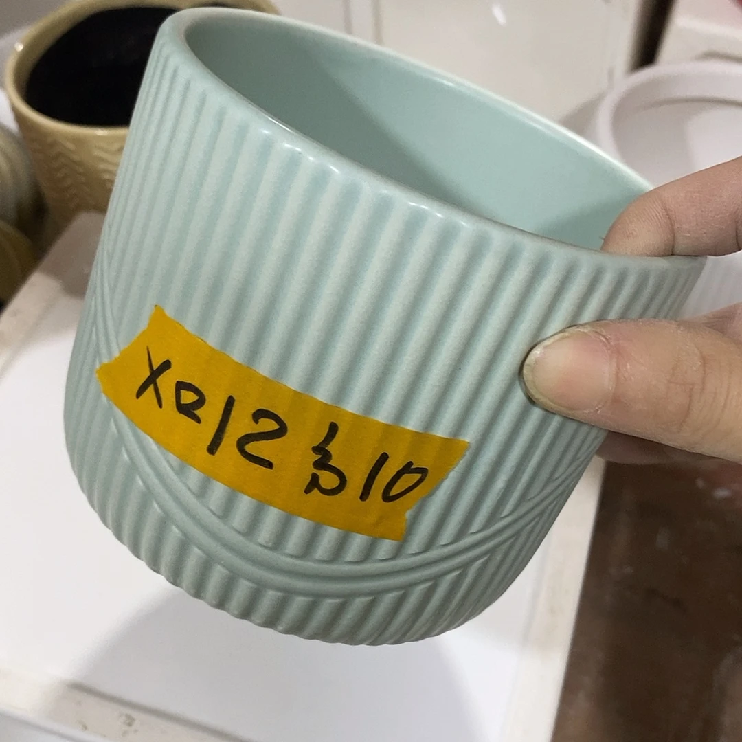 陶杯子陶盆有孔 瑕疵介意勿拍