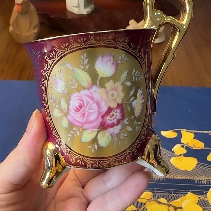 瓷9326大桥天鹅颈咖啡杯