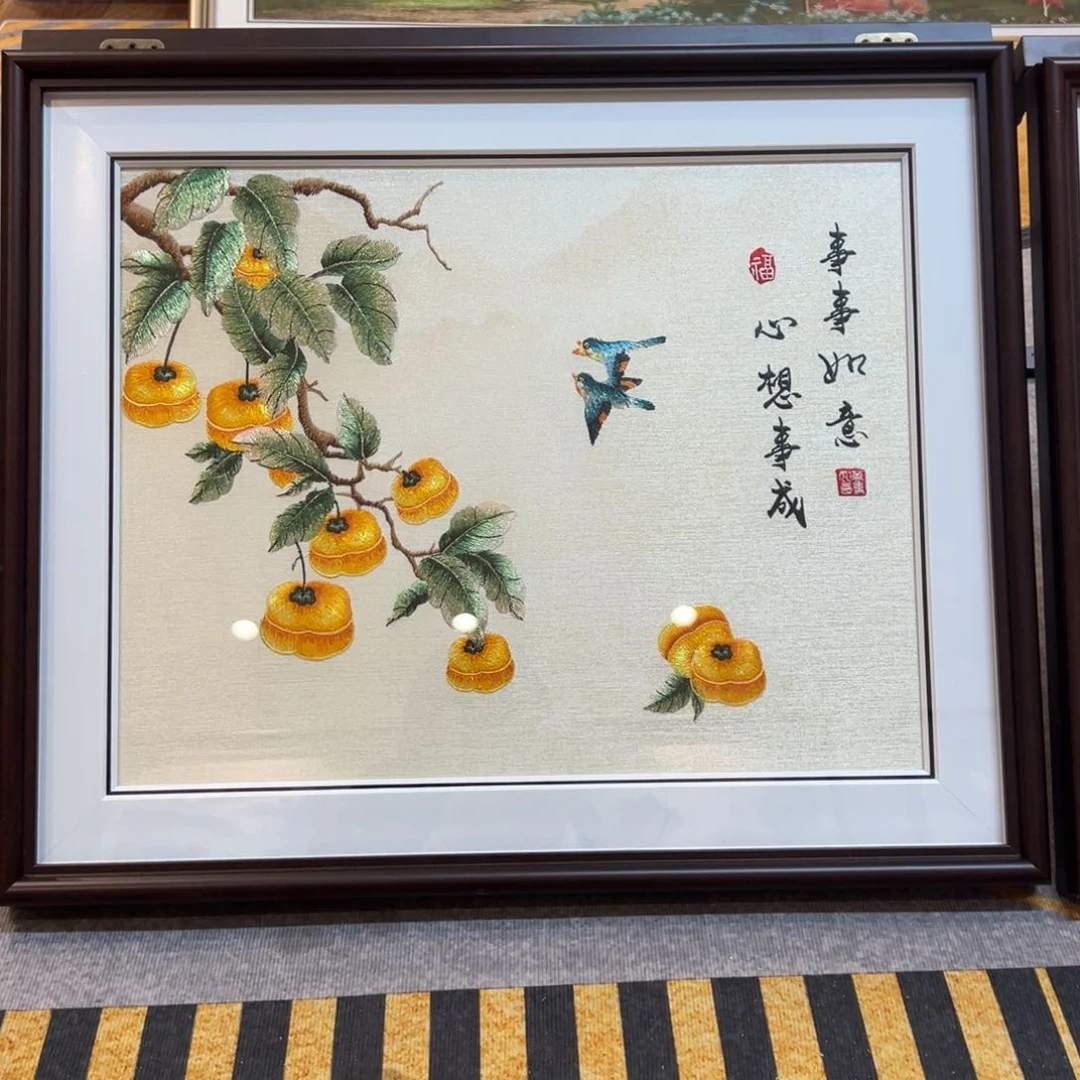 横款原图原框，不安装