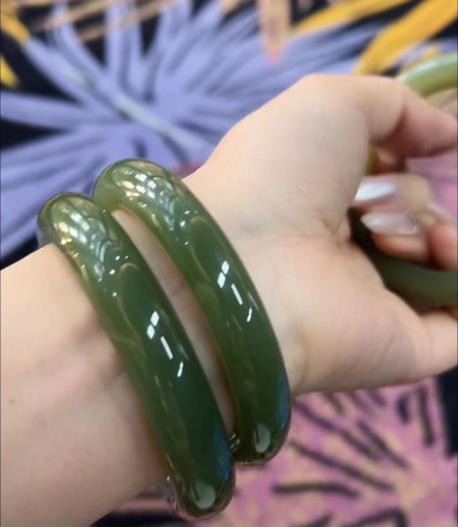 【睿泽鉴宝】和田玉手镯 V0252