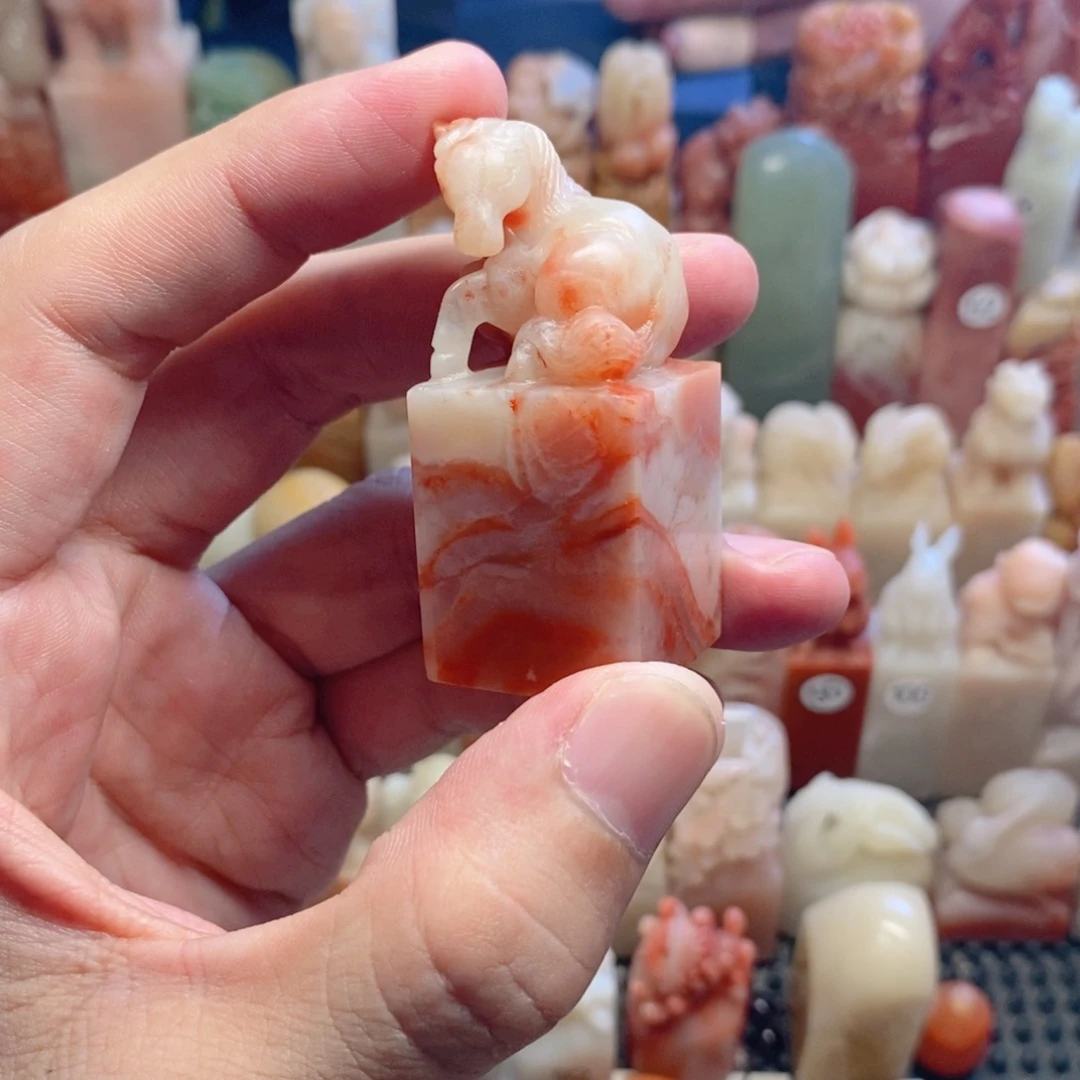 寿山石印石一马当先2,3