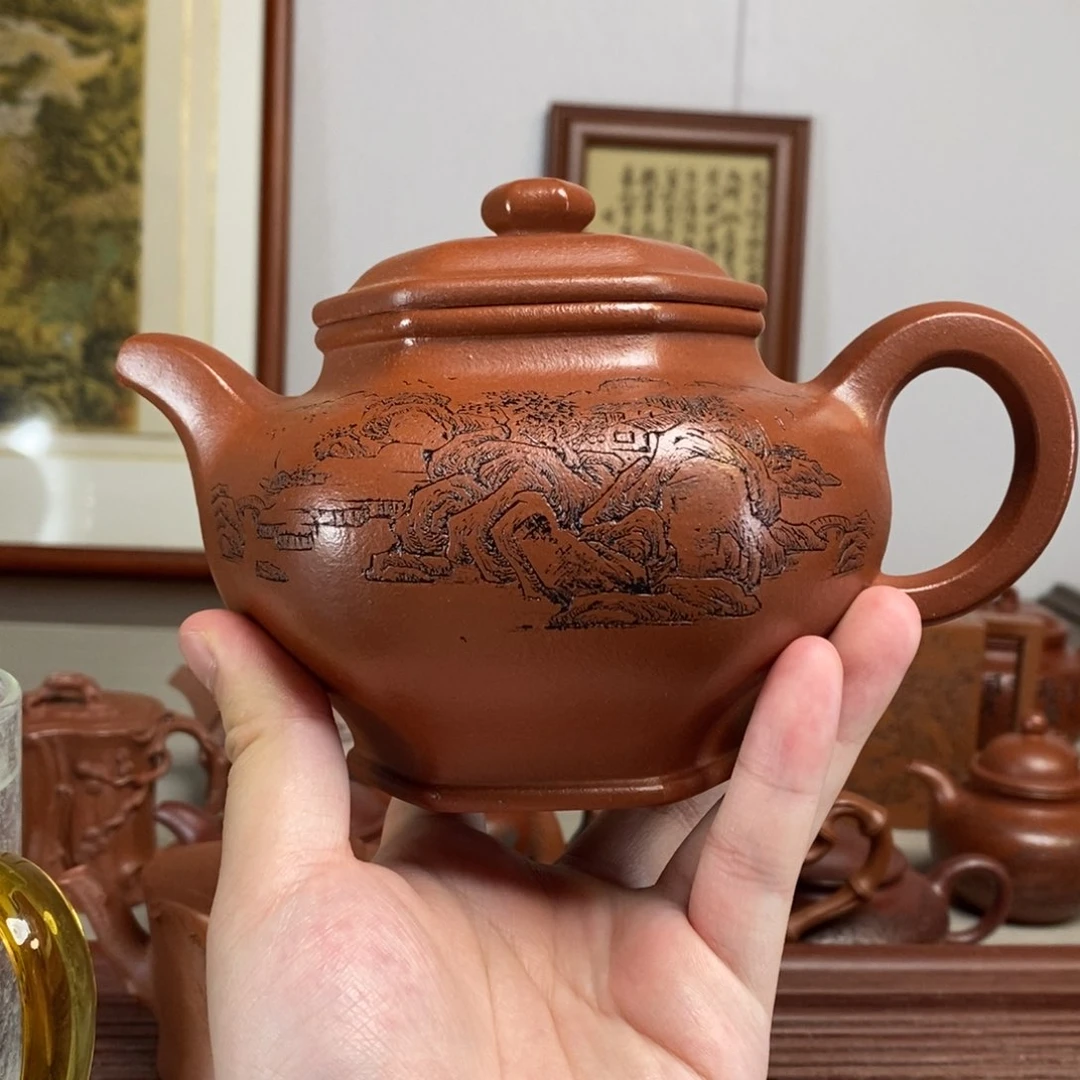 茶壶紫砂原矿泥料传统工艺制作