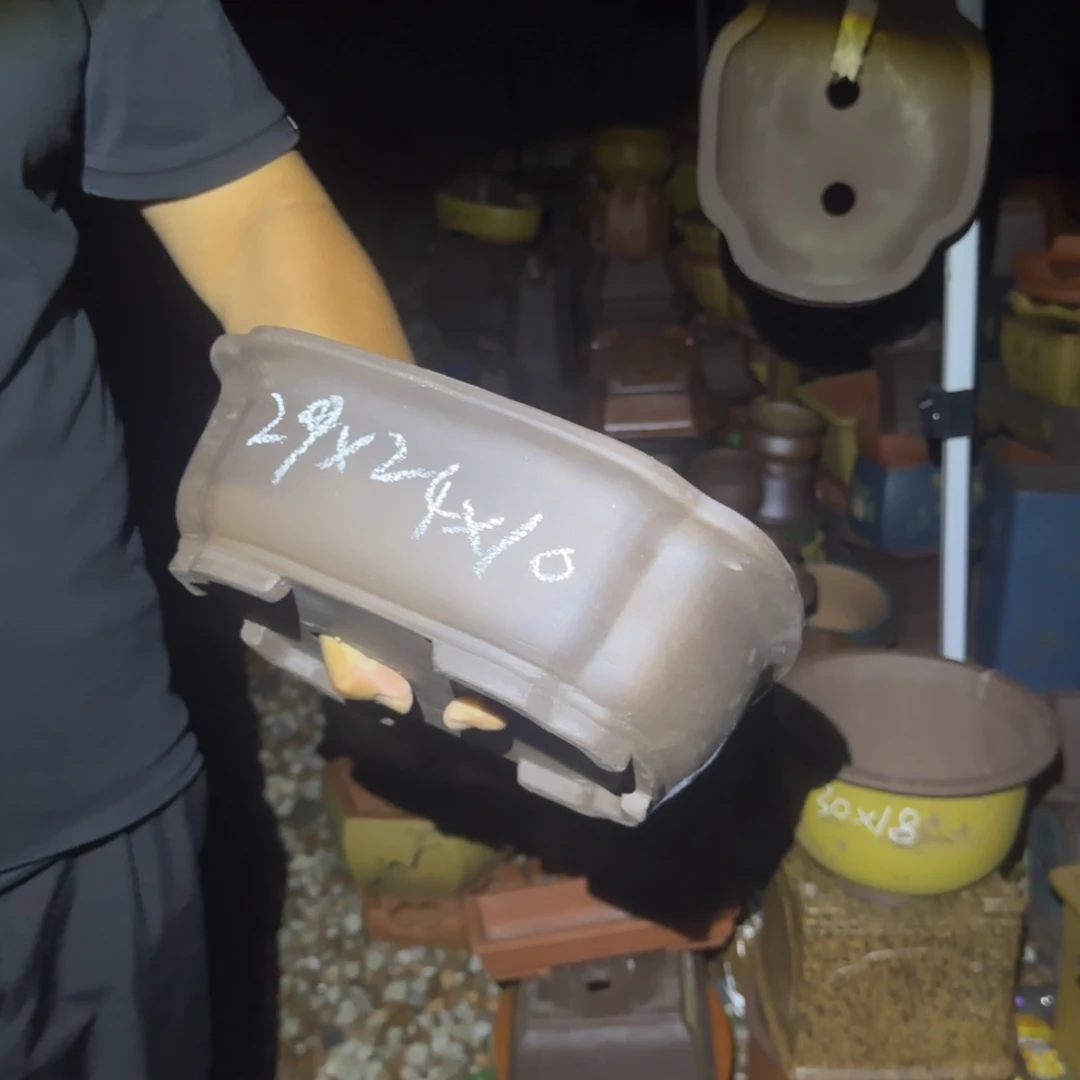 紫砂花盆紫砂花盆花盆盆景盆栽瑕疵