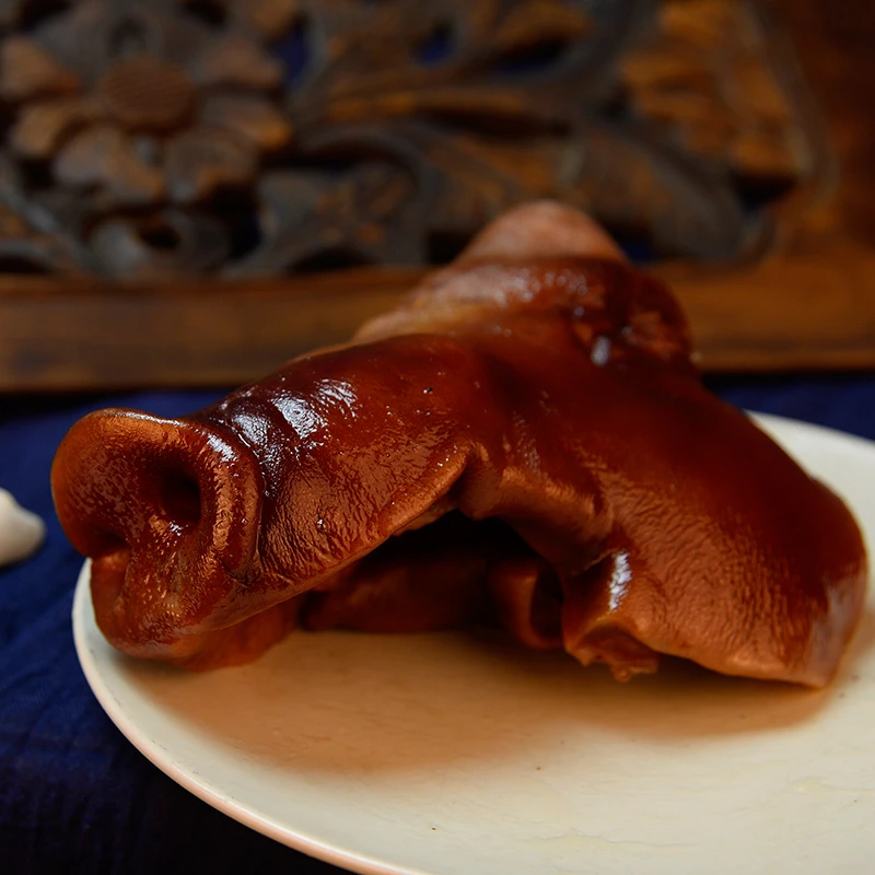 【腊猪拱嘴】农家风味传统烟熏腊猪拱嘴AH