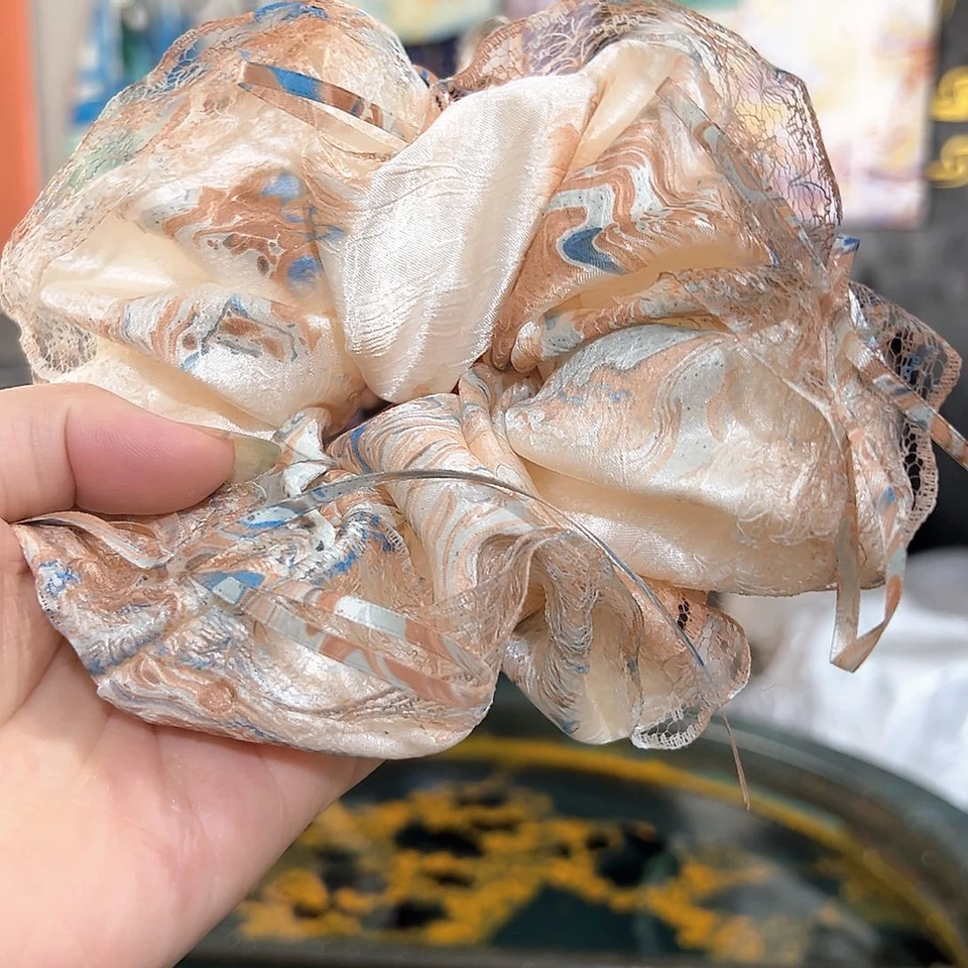 431蕾丝发圈手作