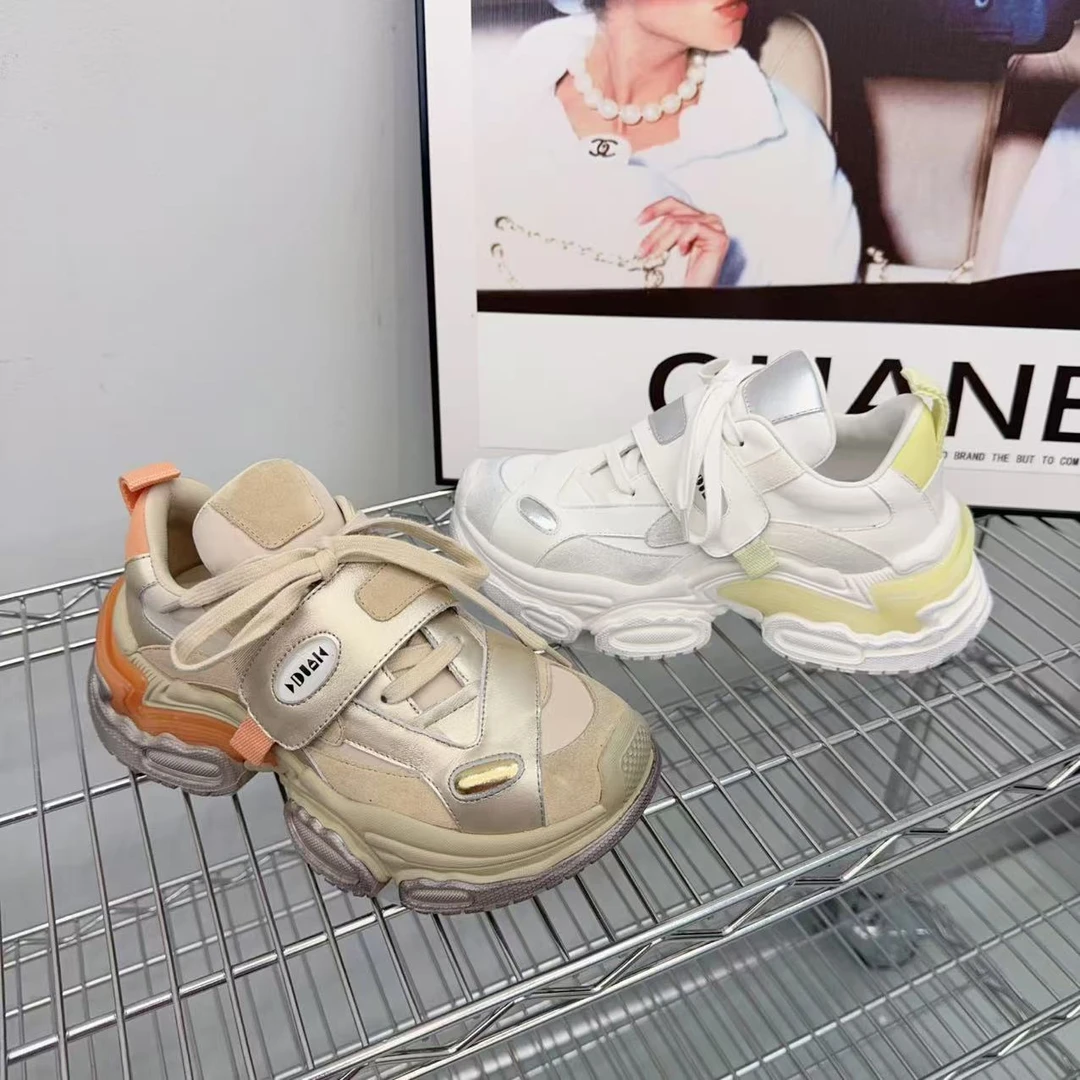 现货C1｜YD高端奢品真皮羊里垫老爹女鞋｜半码拍小｜8031-5