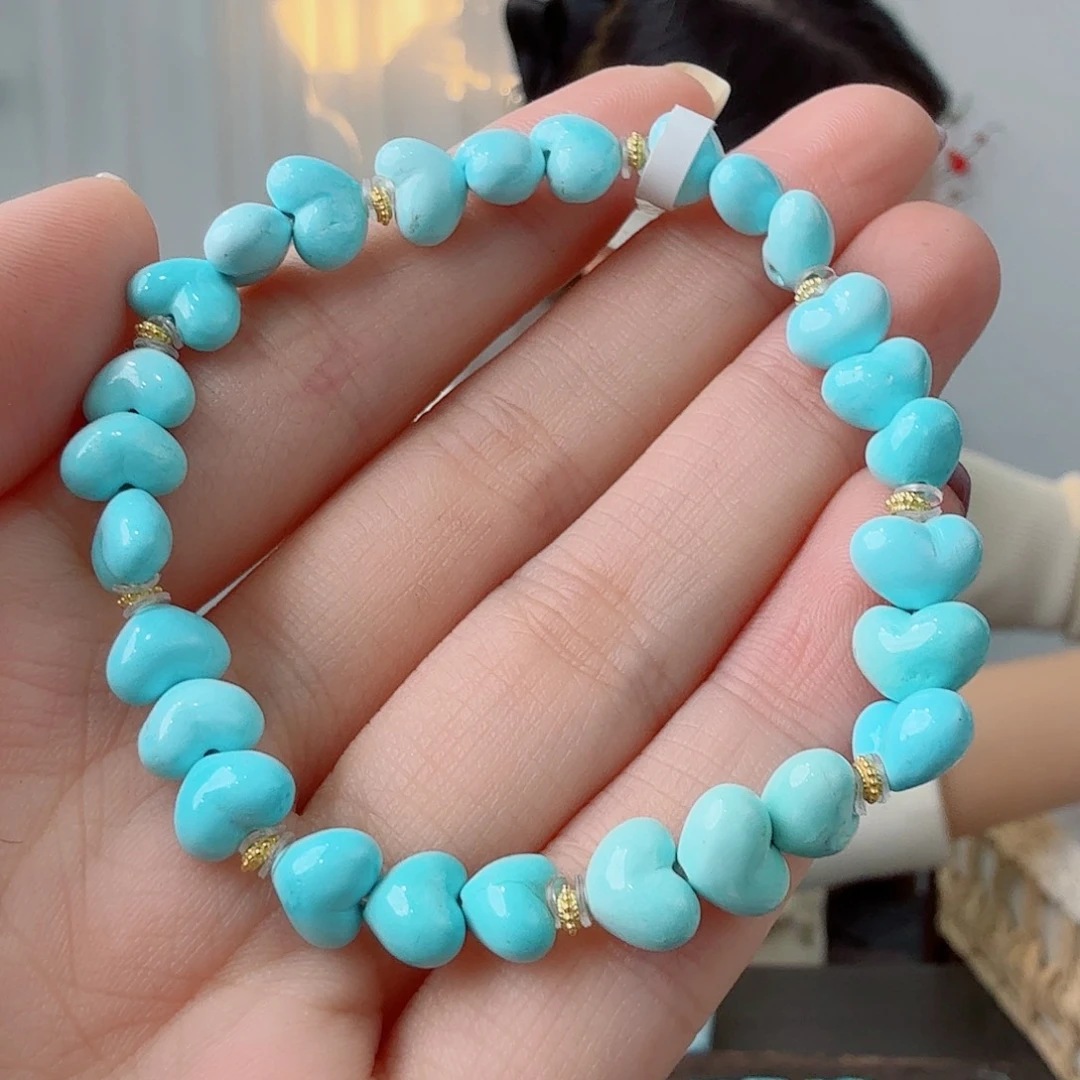 小***丽绿松石未镶嵌珠宝奇石