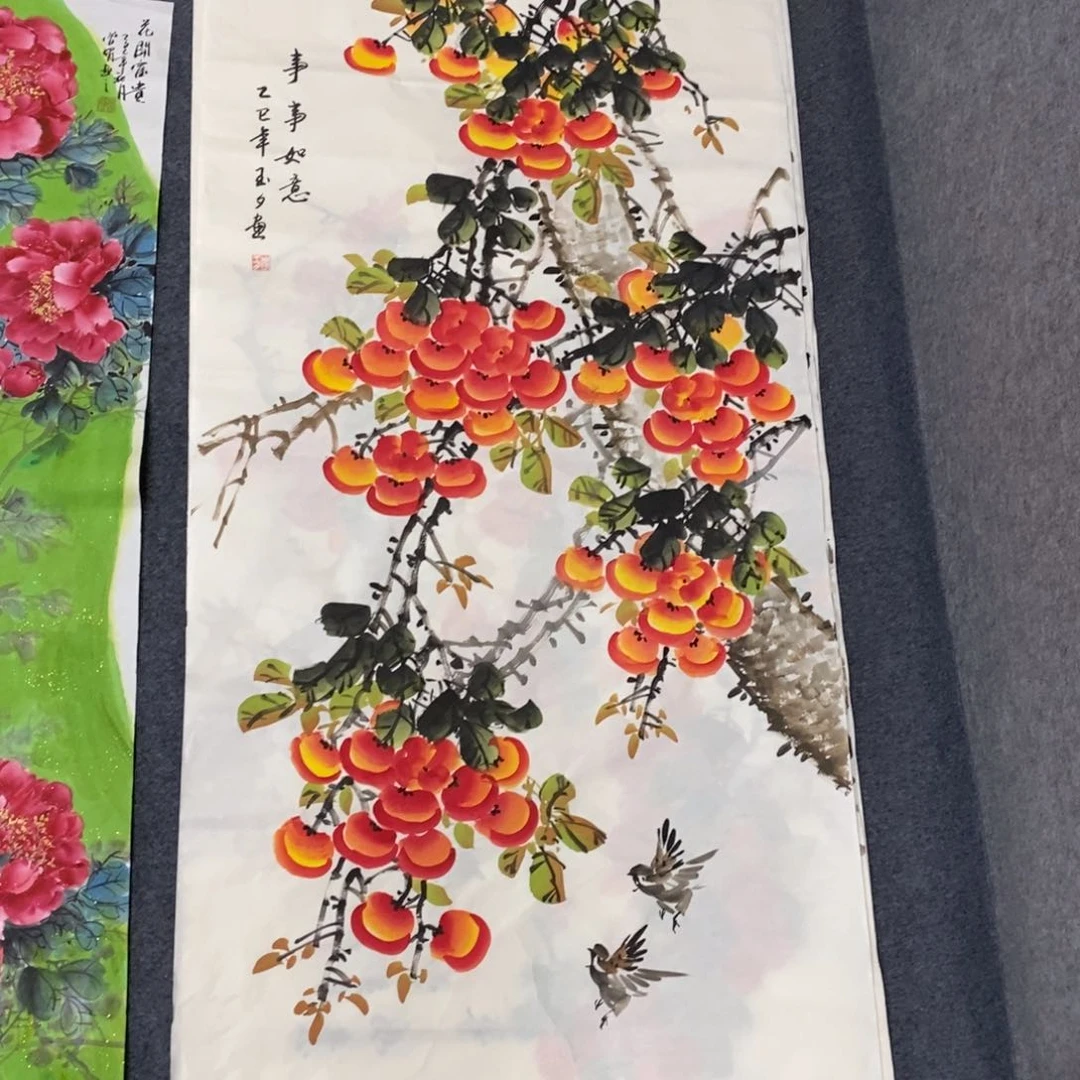 国画尺寸140✖️70四尺精品手绘