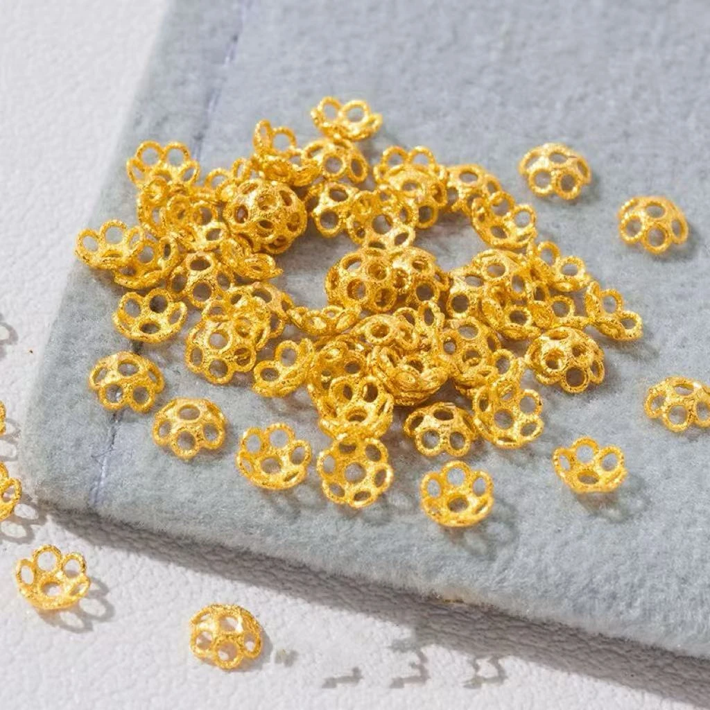 【金玥专属】 卡5mm花丝梅花花托花帽搭配手串手链项链diy配饰