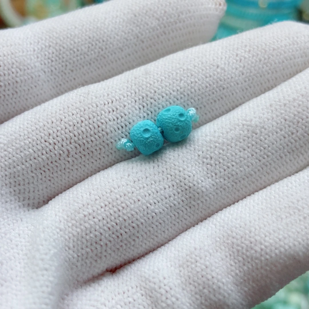 绿松石未镶嵌珠子