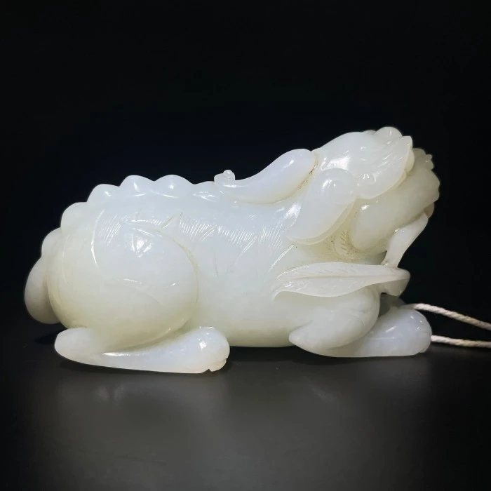 《清代》和田玉貔貅 山东国营文物商店 25091100616-10762