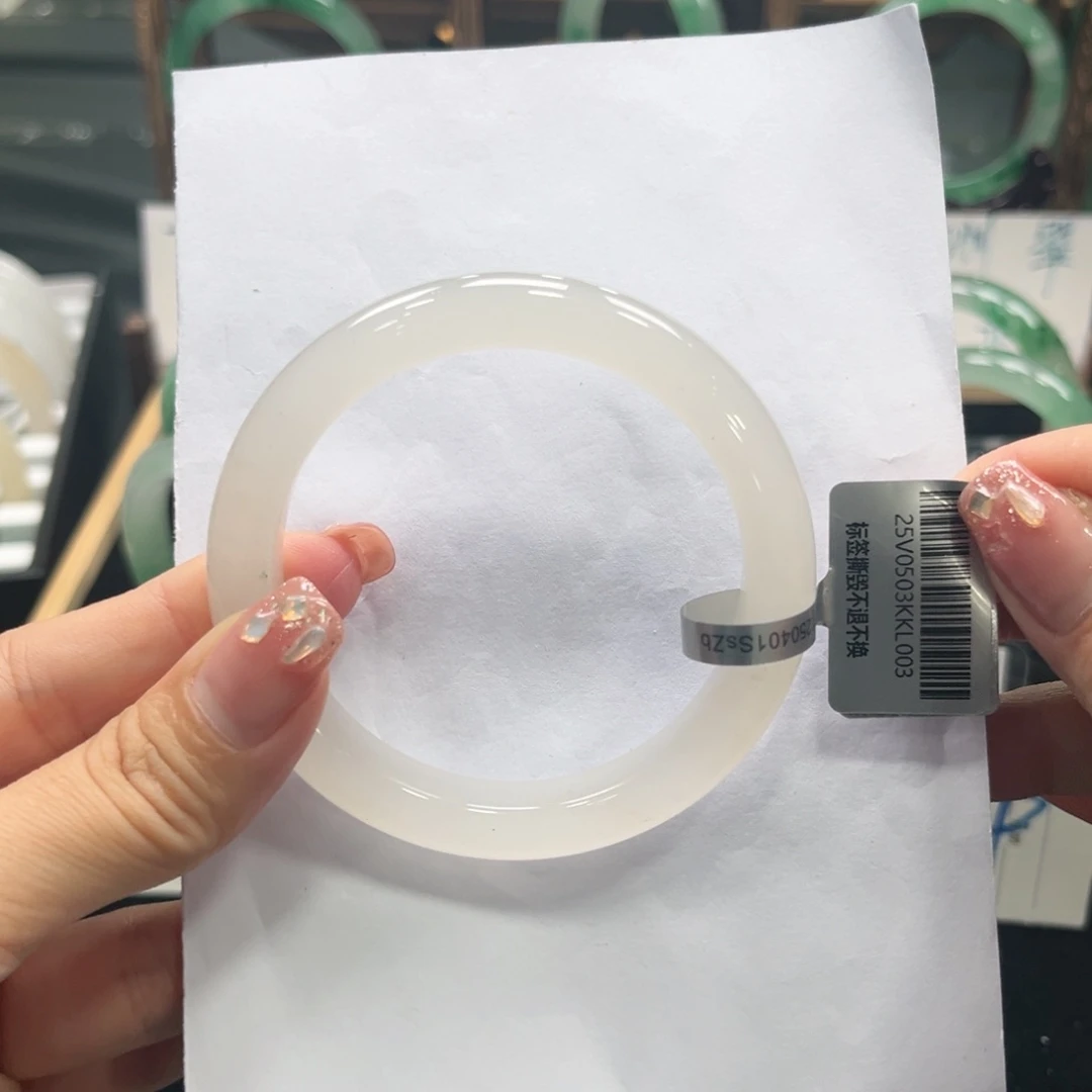 明***夜石英质玉手镯未镶嵌➕冰冰 58