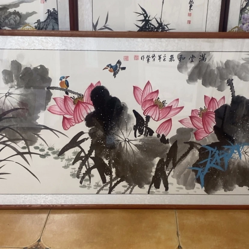 【闪购商品】国画手绘国画带框