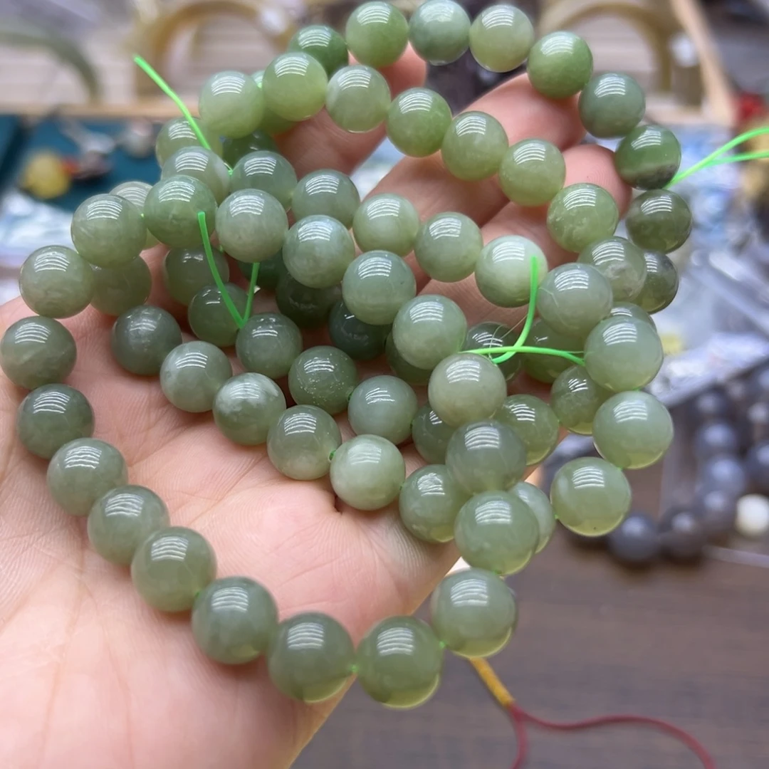 和田玉未镶嵌手链752发一