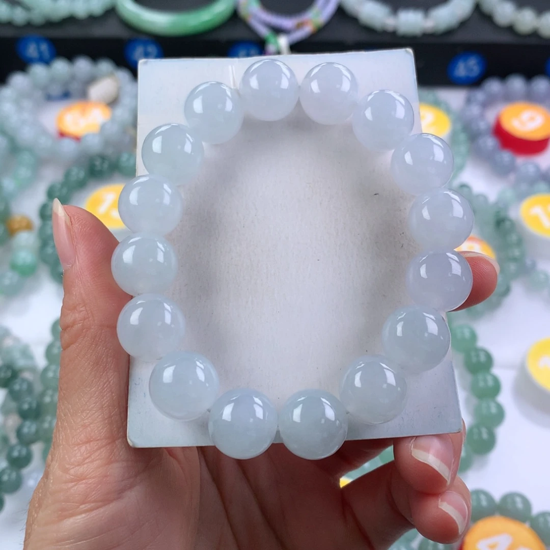 翡翠未镶嵌手链卡13