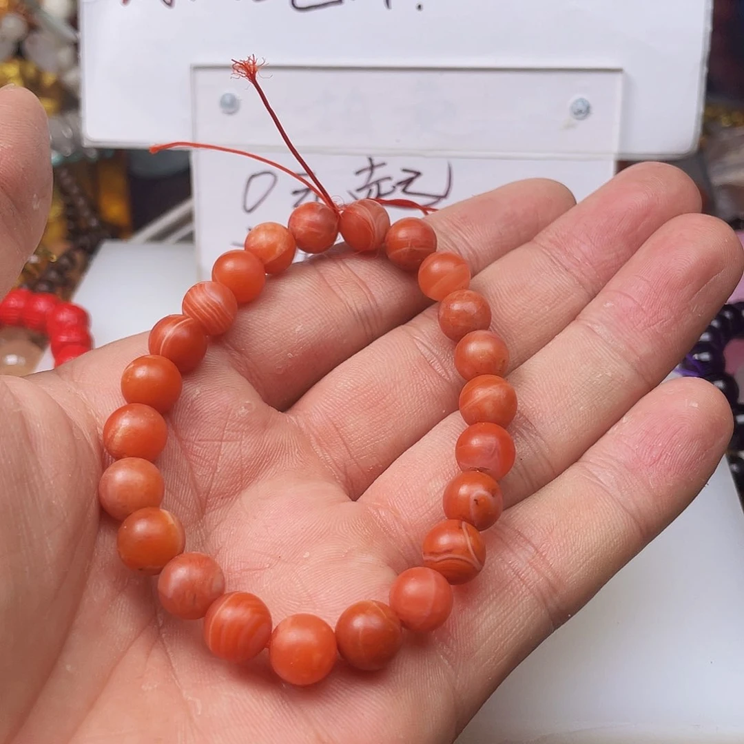 玛瑙/玉髓手链未镶嵌白*╮48209