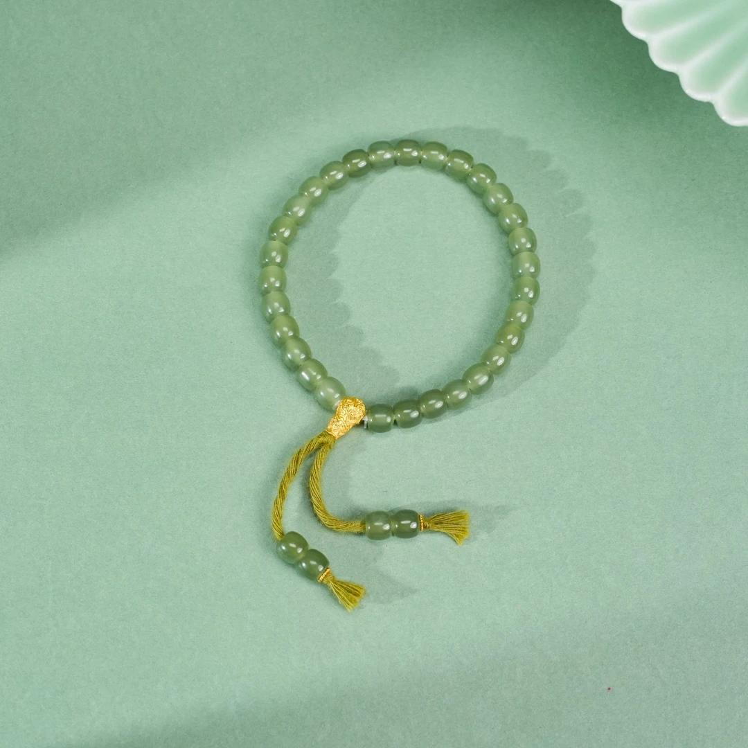 和田玉手串-约卡5.8mm-GG1336-JX|BHT6
