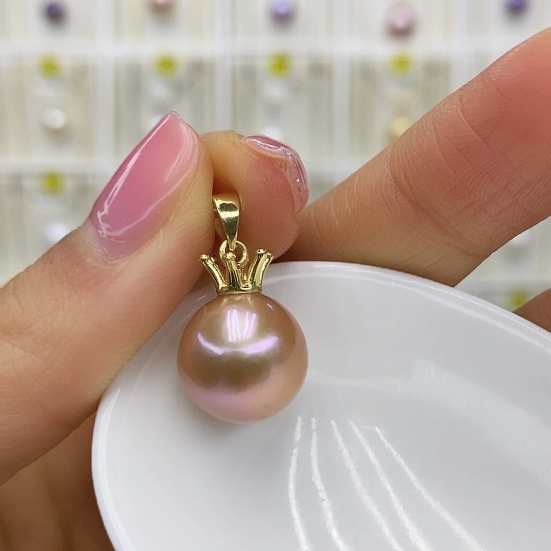 未镶嵌淡水珍珠吊坠(赠链)