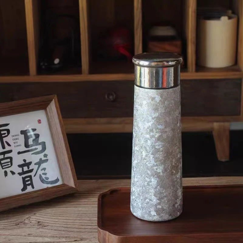 高档钛杯纯钛保温杯