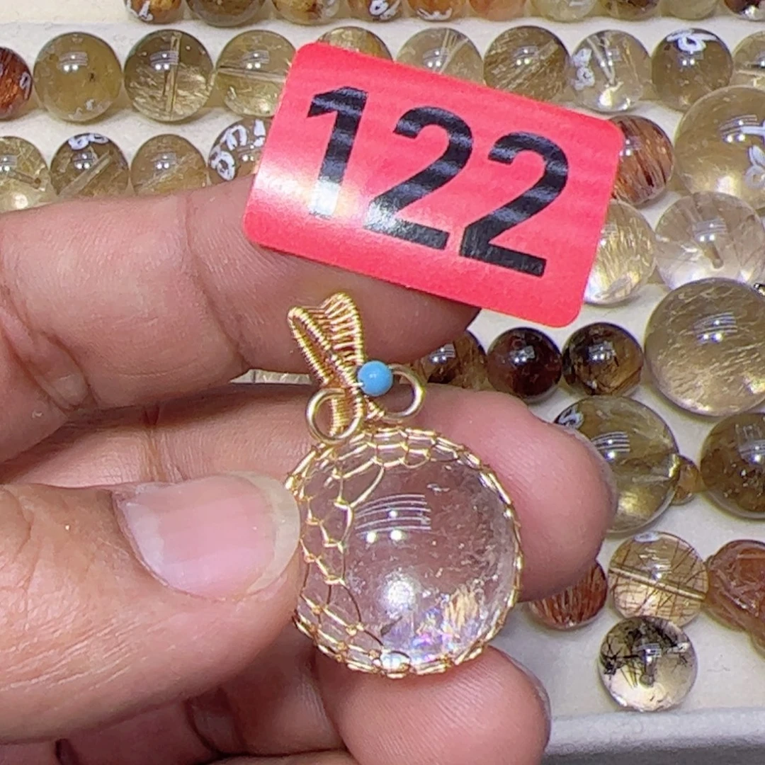 水晶颈饰未镶嵌天然水晶