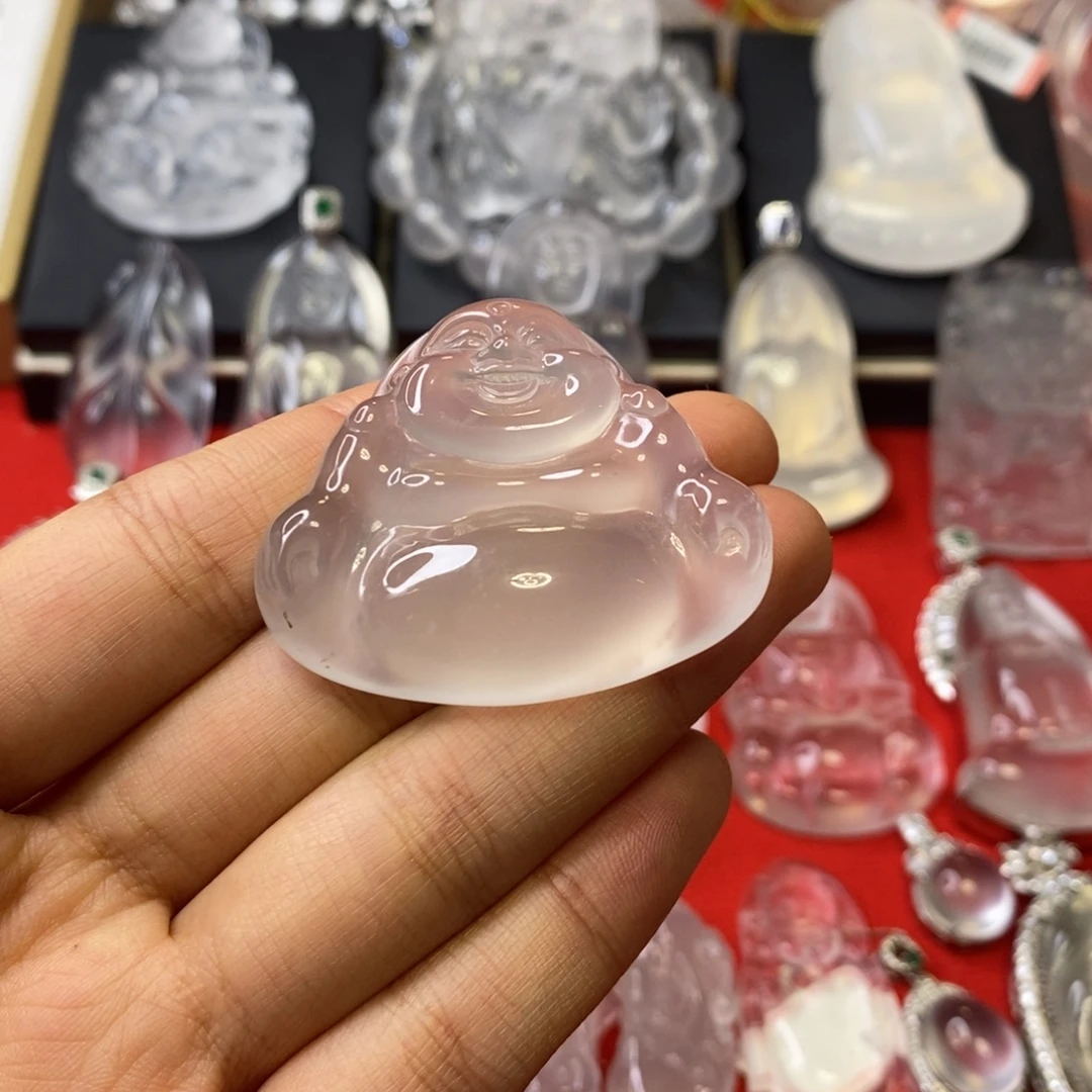 石英质玉未镶嵌吊坠