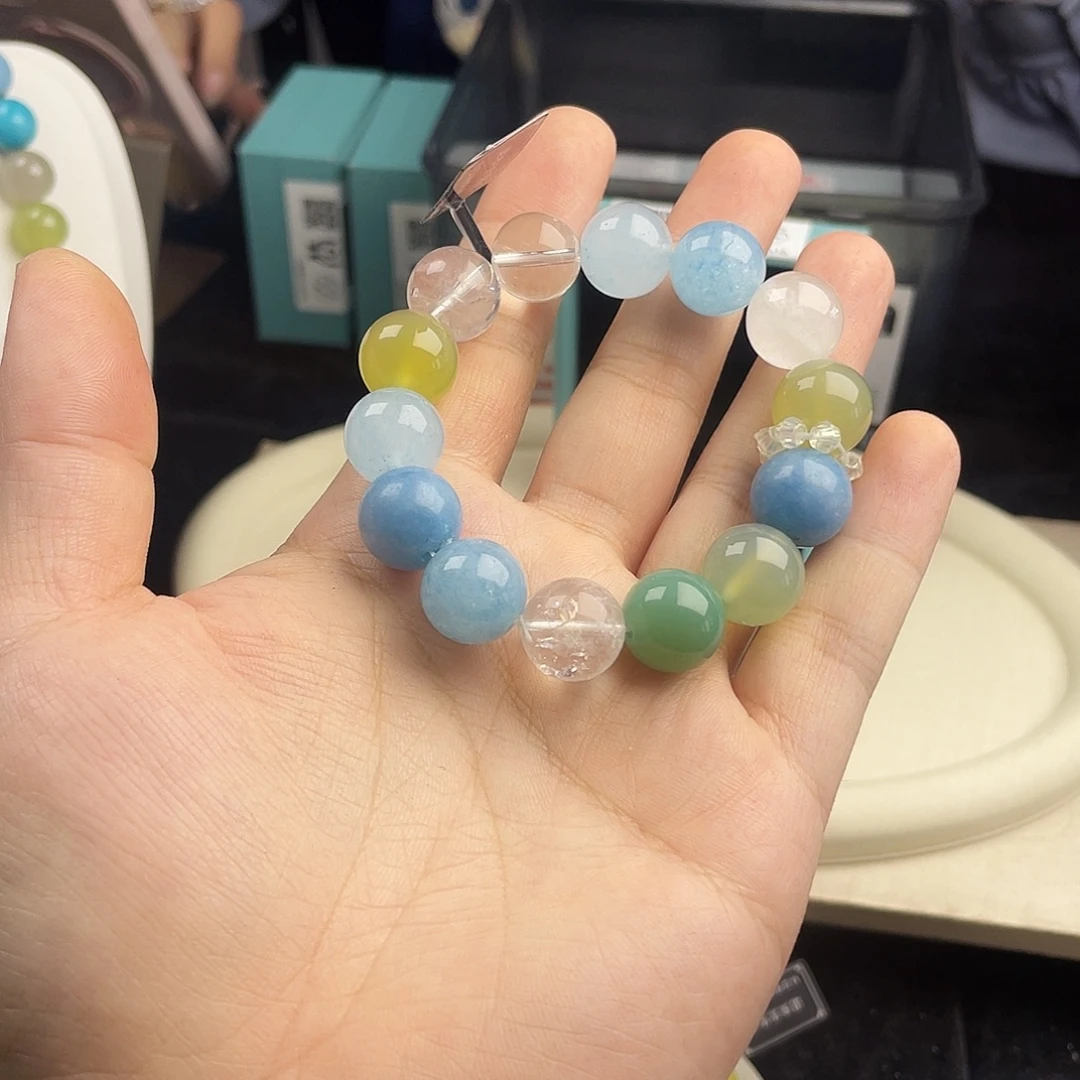 银S925镶嵌手链水晶