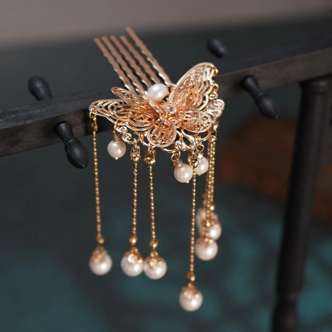 古悦倾城【雨霏】古风汉服发饰