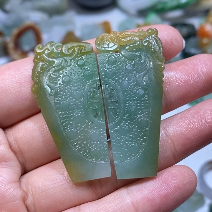 定制翡翠未镶嵌毛货