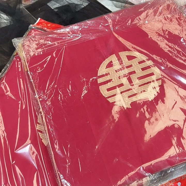结婚囍垫子拍一发二