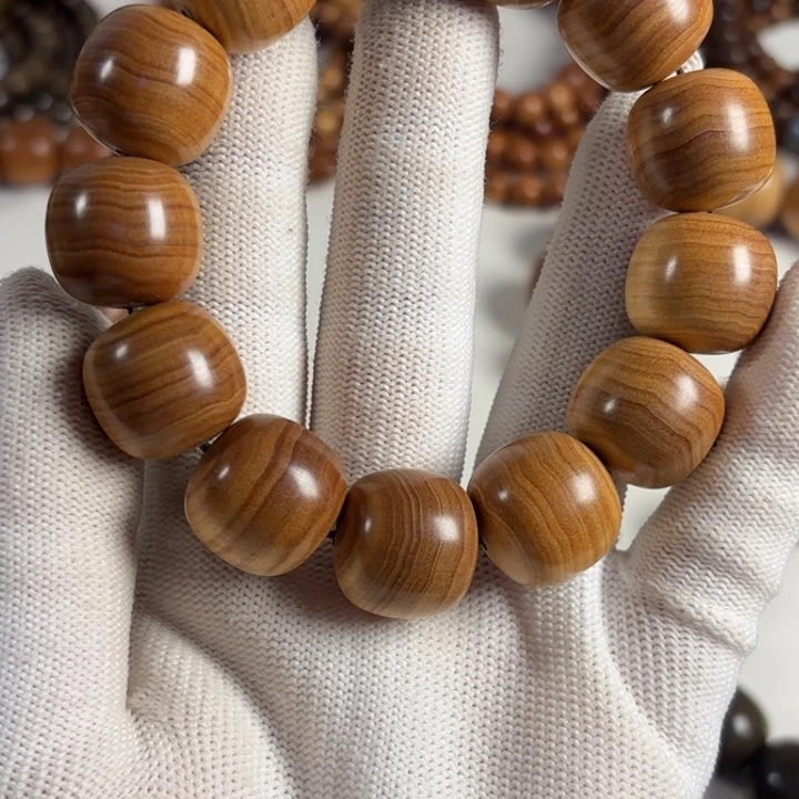 魔***人檀香木1718老山檀虎皮纹供奉奶香