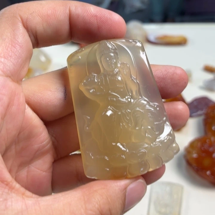 玛瑙/玉髓未镶嵌吊坠(不含链)