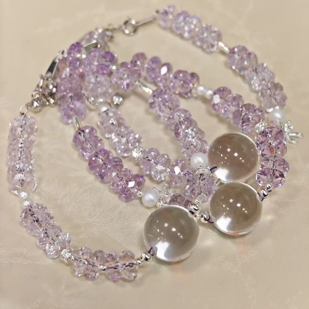 【小院甄选】原创紫水晶随型单圈手链约7-13mm多样性发一件 2226EHS