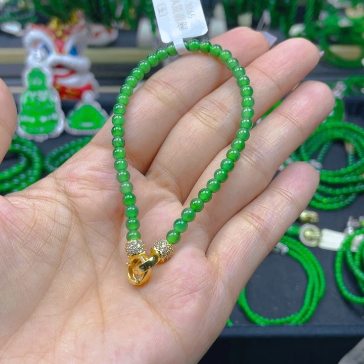 翡翠未镶嵌手链手链4