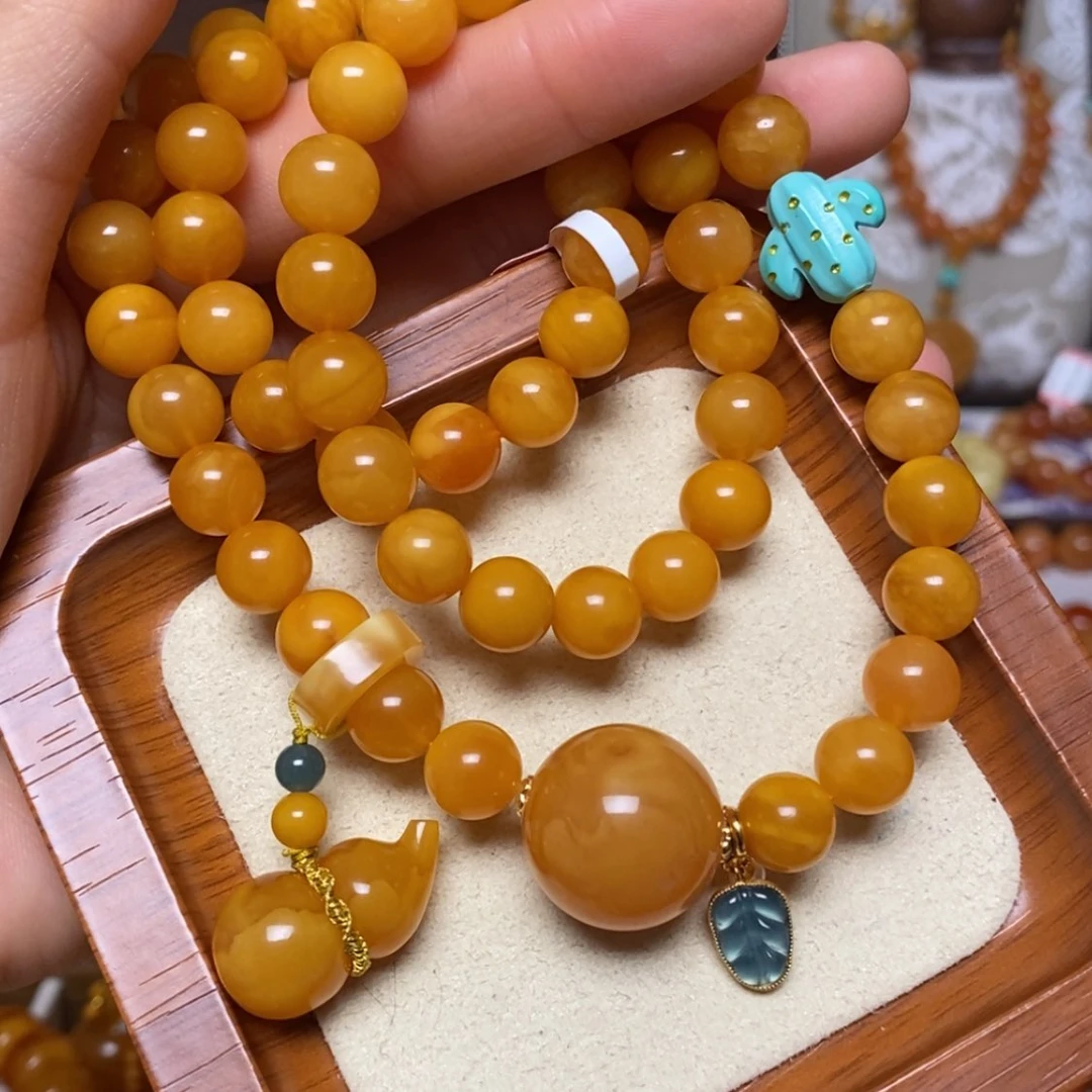 【闪购商品】手链蜜蜡未镶嵌手串